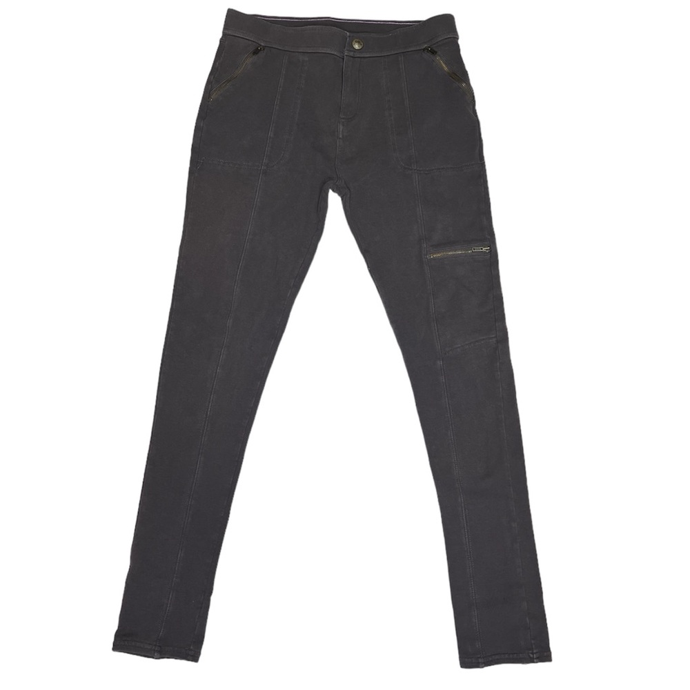 Matilda Jane Zip Zip Hooray Leggings charcoal gray - size Medium